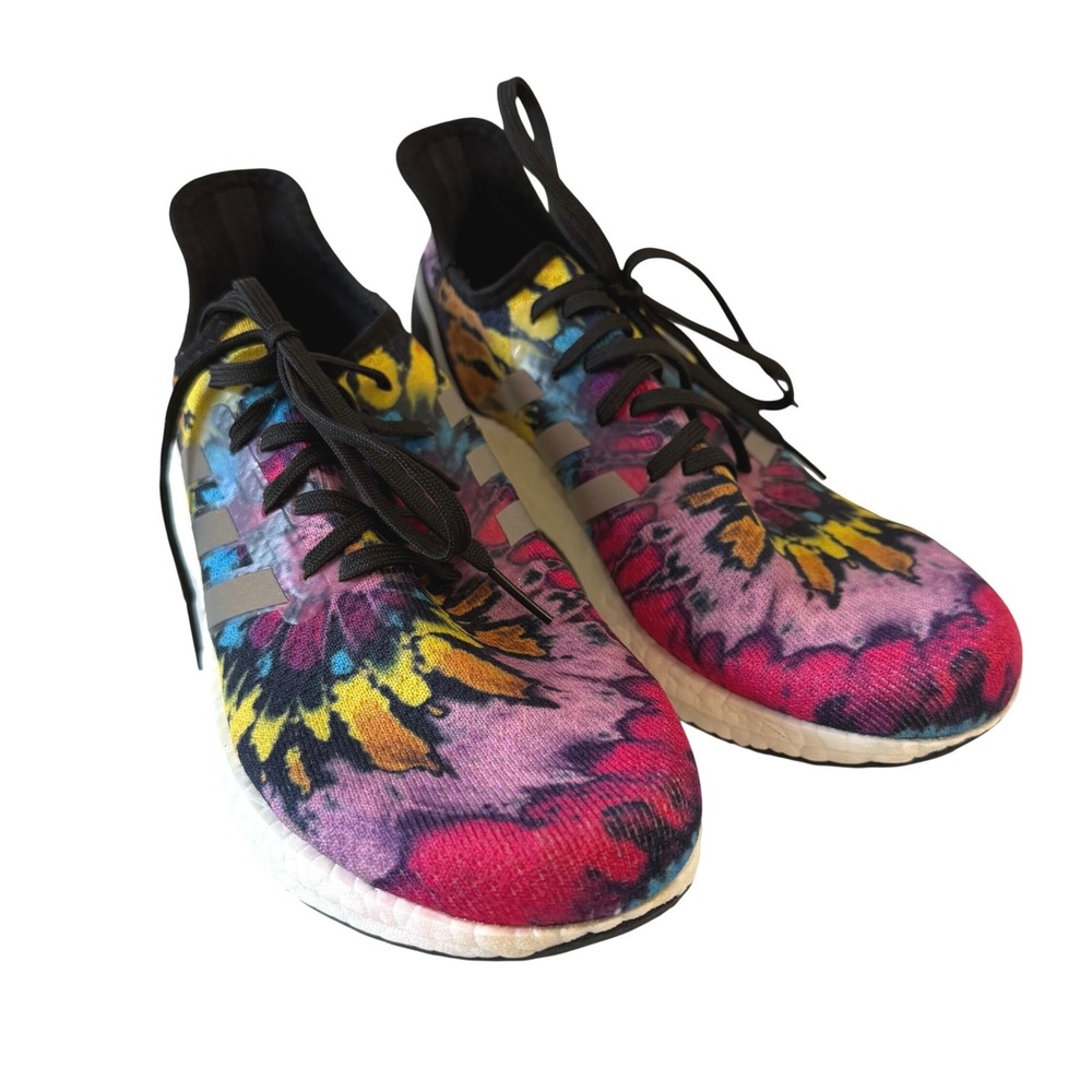 Adidas AM4ATL Tie Dye Speedfactory EH1282 Mens 7 Womens 8.5 Running Sneakers EUC